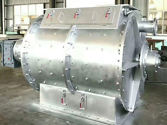 rotary feeder-3 Close-up view of a vertical mill air lock feeding valve, highlighting its sealing mechanism that prevents air leakage during material transfer