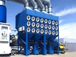 La parte superior de la imagen Cartucho colector de polvo es la salida. La parte central es el cartucho.