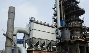 Dust collector for rotary kiln in cement plant