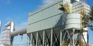 Pulse jet dust collector complete unit with pulse valve and filter bags